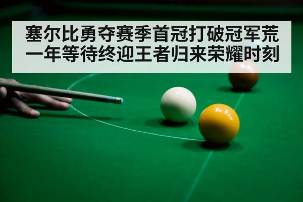 塞尔比勇夺赛季首冠打破冠军荒 一年等待终迎王者归来荣耀时刻